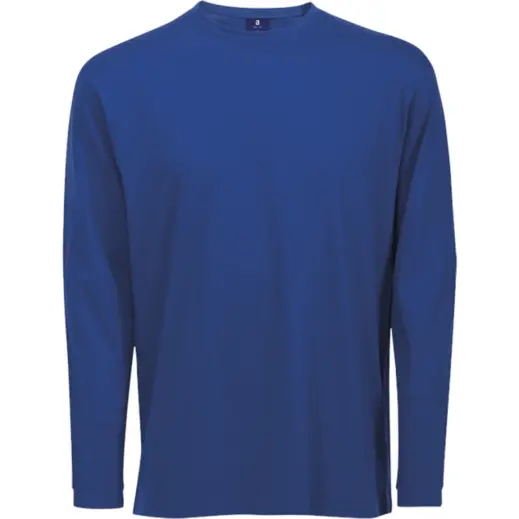 170g Long Sleeve T-Shirt 100 Cotton Royal